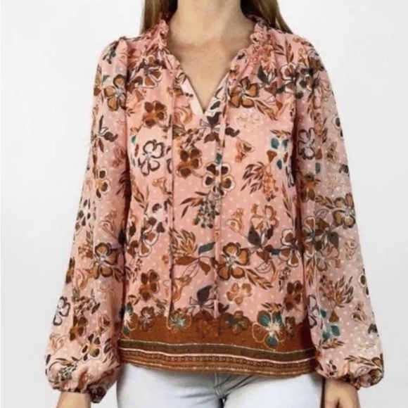 Joie Floral Boho Blouse - Picture 1 of 9